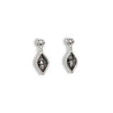 Silver Night Drop Earrings