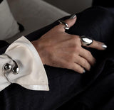 Silver Plated Chunky Ring