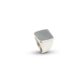 Chevalier rings, silver chunky signet rings, bold minimal rings, unisex edgy rings