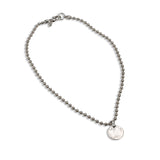 Silver Coin Layered Choker