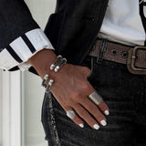 Silver-Plated Jeans Cuff