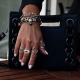 Silver-Plated Jeans Cuff