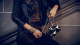 Silver Crystal Cuff Bracelet