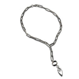 Silver Link Pendant Necklace