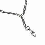 Silver Link Pendant Necklace