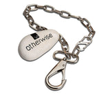 Chunky Industrial Lobster Clasp Necklace, Bold Silver Tone Chain Choker