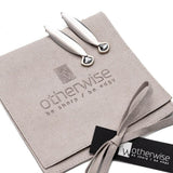 Classy swarovski earrings, elegant stainless steel earrings with austrian crystal