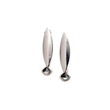 Classy swarovski earrings, elegant stainless steel earrings with austrian crystal