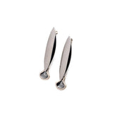 Classy swarovski earrings, elegant stainless steel earrings with austrian crystal