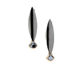 Classy swarovski earrings, elegant stainless steel earrings with austrian crystal