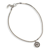 Silver Coin Pendant Necklace
