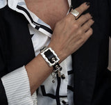 Chunky Leather Buckle Set