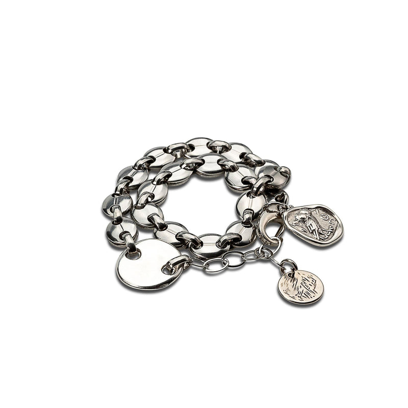 Chunky Anchor Chain Bracelet Sterling Silver Plate | Otherwise