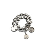Chunky Silver Wrap Bracelet