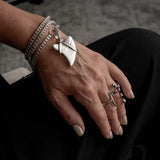 Shark Tooth Layered Bracelet