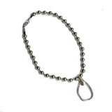 Silver Ball Chain Loop Choker