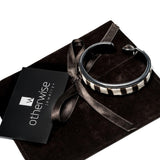 Gunmetal Pony Hair Bangle
