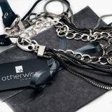 Leather Chain Layered Necklace