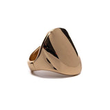 Chunky honey gold spring Bangle, Exaggerated geometric cuff bracelet