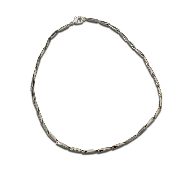 Men’s streetwear necklace Minimal Stainless steel chain necklace, Male Casual everyday Necklace (M-7050)