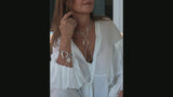 Silver Asymmetrical Loop Necklace