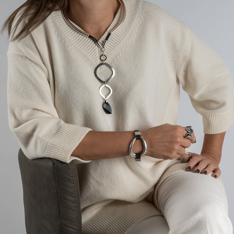 Edgy chic choker Necklace  (NC-1110)