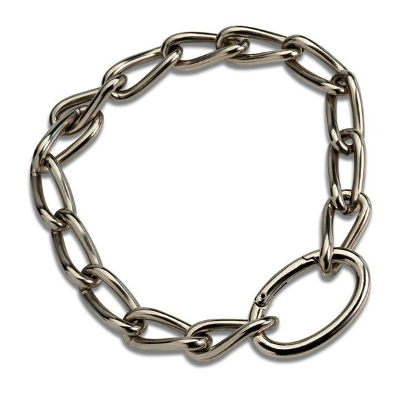 Bold choker with large bolt clasp and chunky chain (BR-1133)