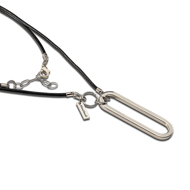 Fashionable leather eyeglass chain necklace (NC-1138)