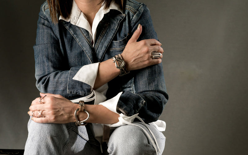 Bracelet - Bracelet With Buckle Crossing Over Vintage Leather (BR-233)