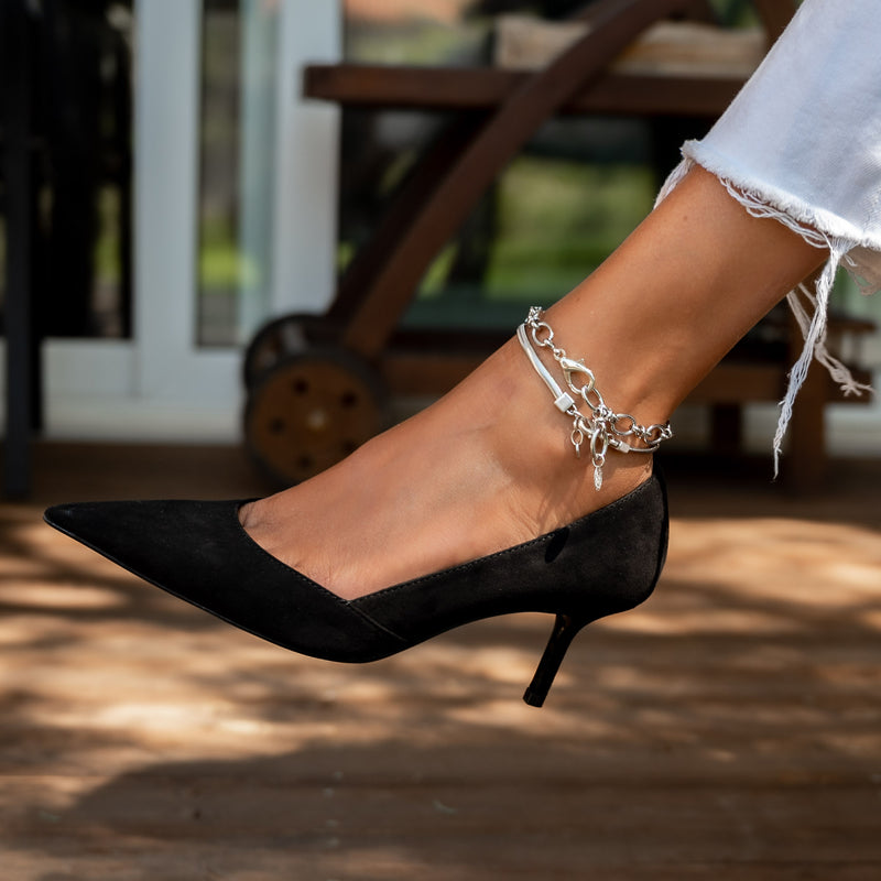 Stainless steel thick chain anklet/bracelet (BR-383)