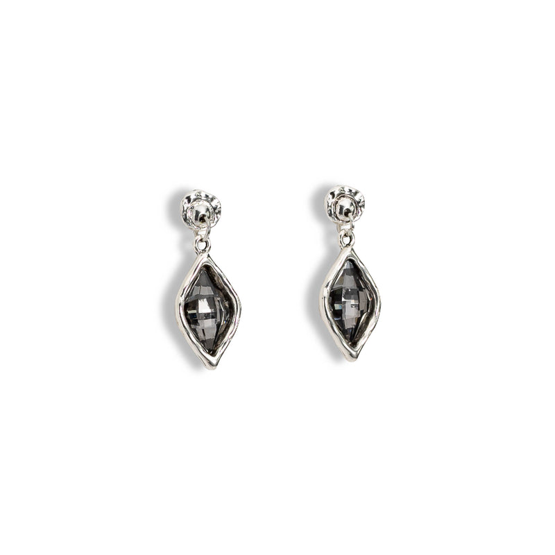 Water drop crystal earrings, sparkling gift for woman, classy earrings (E-4028)​