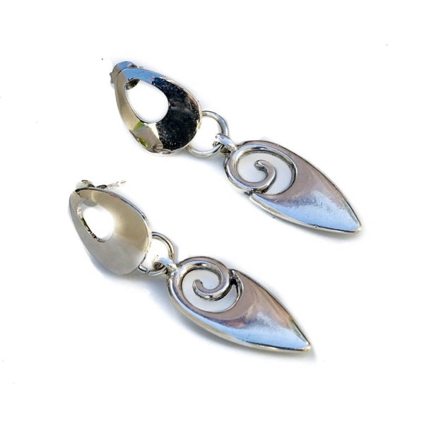 Tribal pendant earrings (E-4042)
