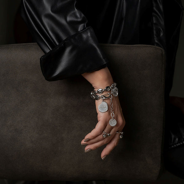 Chunky anchor chain bracelet (BR-412)