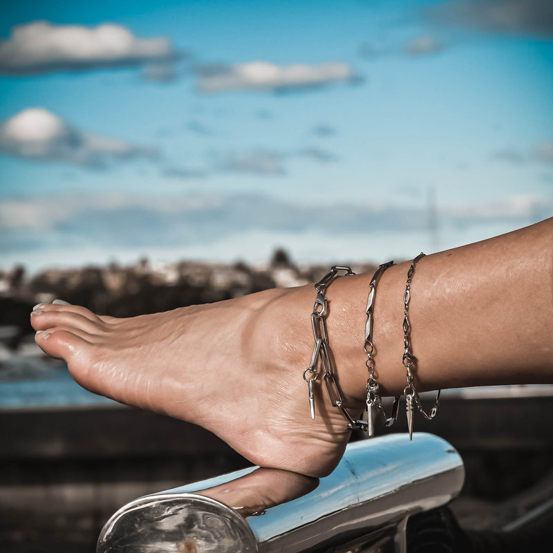 Oval Link Chain anklet (BR-435)