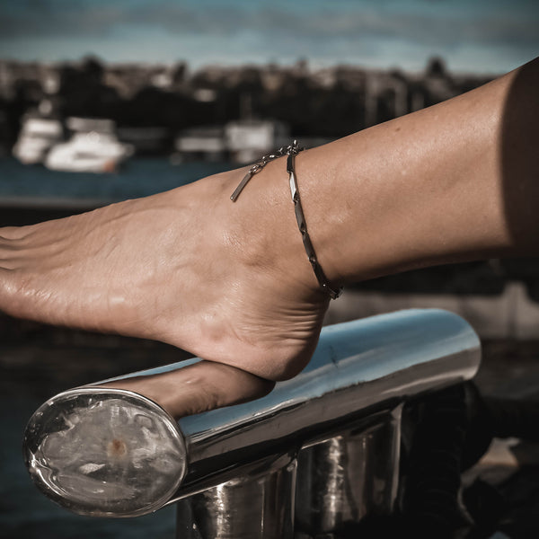 Bar Link Chain anklet (BR-443)