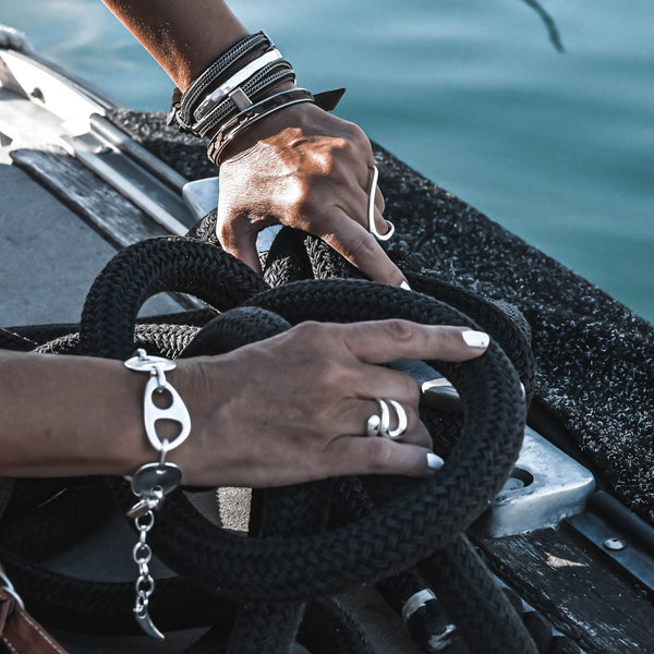 Chunky nautical bracelet (BR-453)