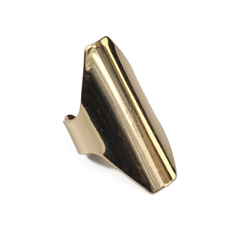 Bold gold-plated ring (R-2030) - Otherwise Jewelry+