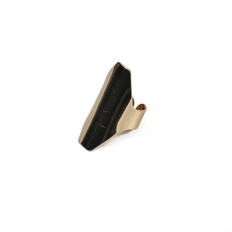 Bold gold-plated ring (R-2030) - Otherwise Jewelry+