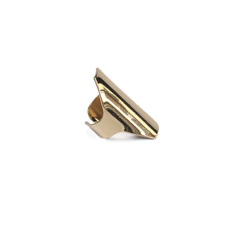 Bold gold-plated ring (R-2030) - Otherwise Jewelry+